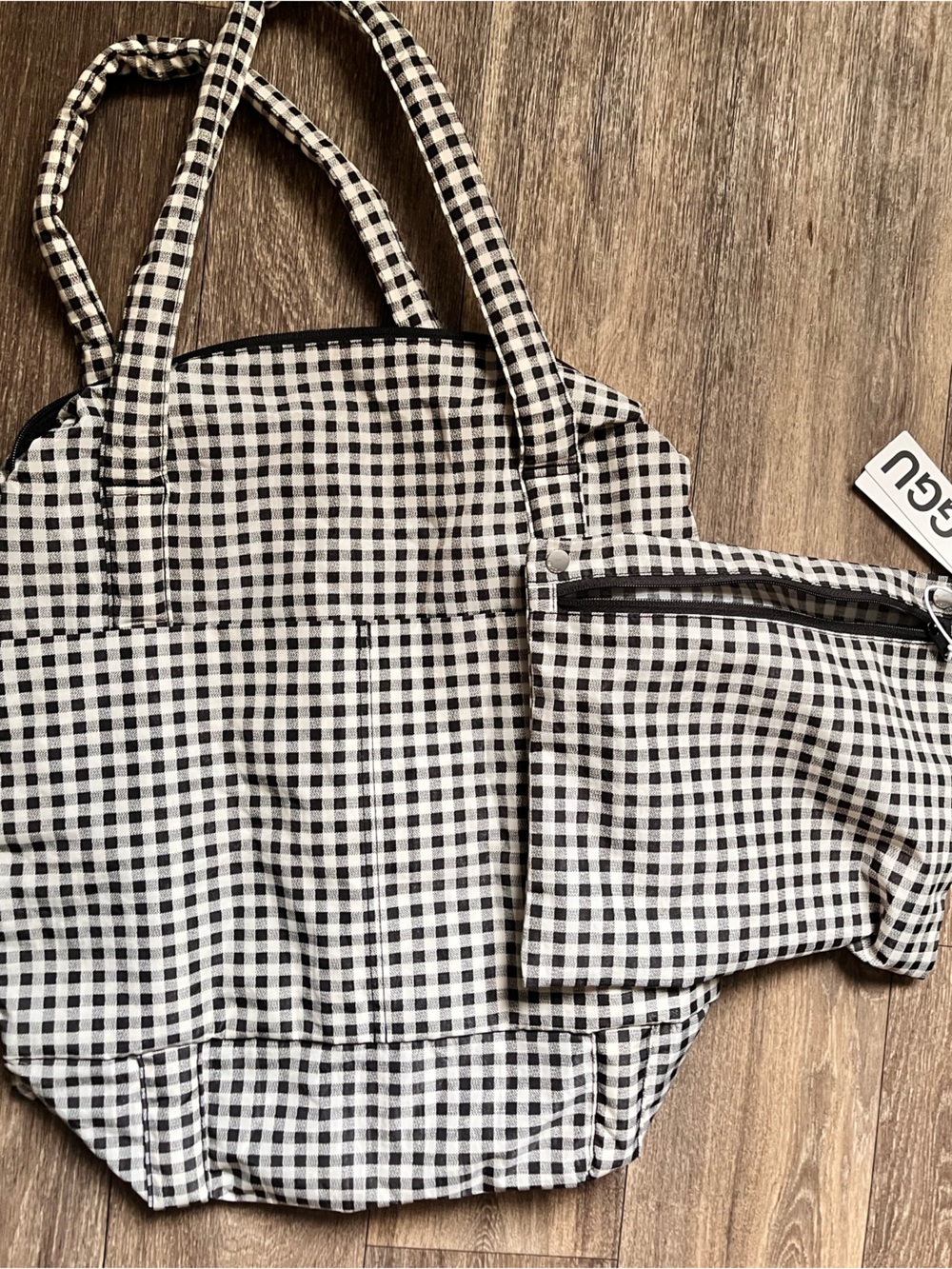 BAGGU gingham cloud carry on - Picture 2 of 2